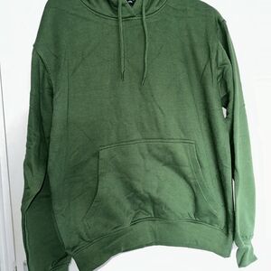 Green hoodie